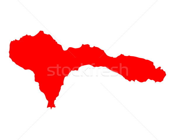 Map of Sao Nicolau Stock photo © rbiedermann