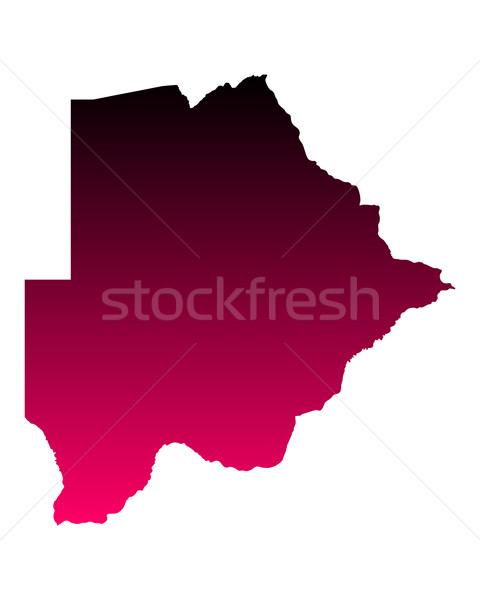 карта Ботсвана путешествия розовый Purple вектора Сток-фото © rbiedermann