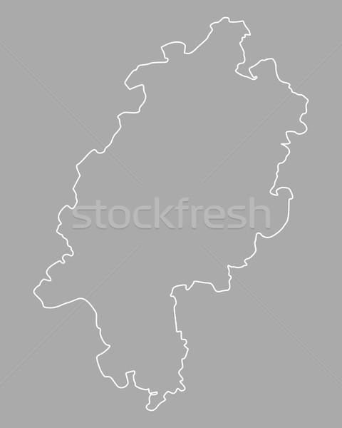 Map of Hesse Stock photo © rbiedermann