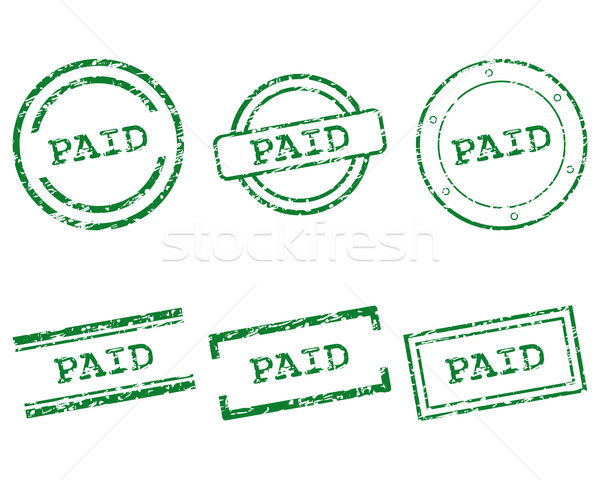 Paid stamps Stock photo © rbiedermann