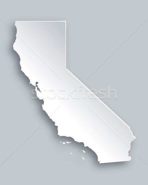 Mappa California carta sfondo viaggio carta Foto d'archivio © rbiedermann