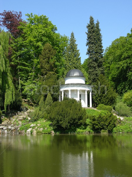 Ancient pavilion in a magnificent park scenery Stock photo © rbiedermann
