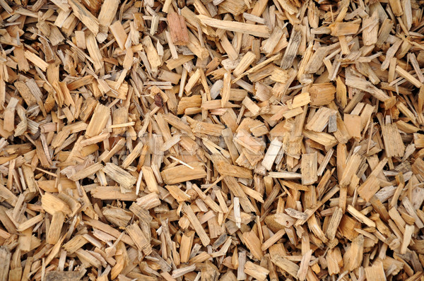 Holz Chips Textur Feuer Natur Heizung Stock foto © rbiedermann