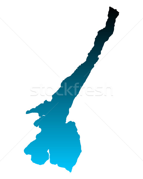 Map of Lake Garda Stock photo © rbiedermann