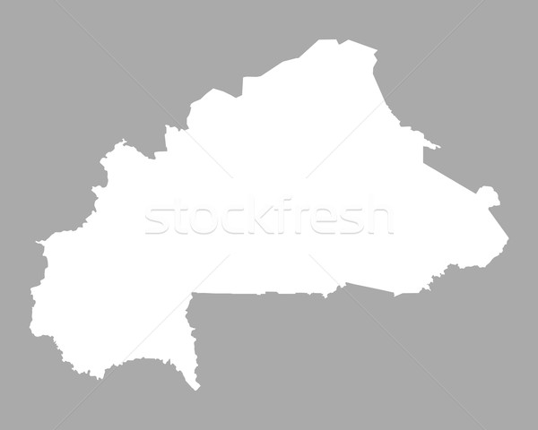 Map of Burkina Faso Stock photo © rbiedermann
