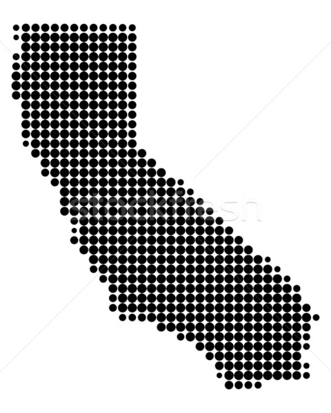Mappa California mondo sfondo viaggio nero Foto d'archivio © rbiedermann