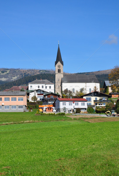 Schwarzenberg am Boehmerwald, Austria Stock photo © rbiedermann
