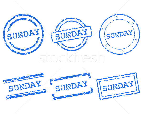 Sunday stamps Stock photo © rbiedermann