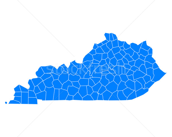 Map of Kentucky Stock photo © rbiedermann