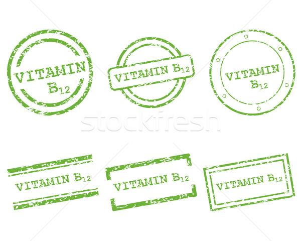 Vitamin B12 stamps Stock photo © rbiedermann