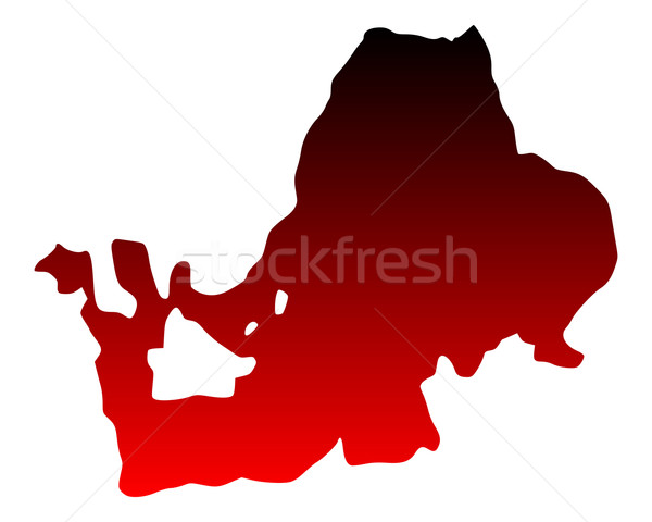 Map of Lake Chiemsee Stock photo © rbiedermann