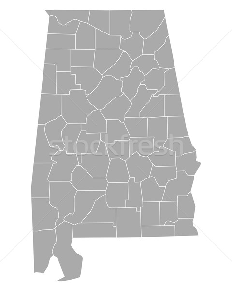 карта Алабама фон линия вектора иллюстрация Сток-фото © rbiedermann