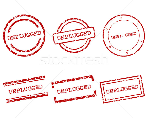 Unplugged stamps Stock photo © rbiedermann