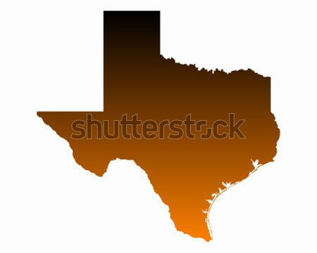 Map of Texas Stock photo © rbiedermann