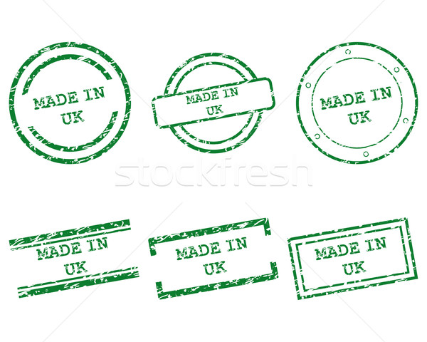 Made in UK stamps Stock photo © rbiedermann
