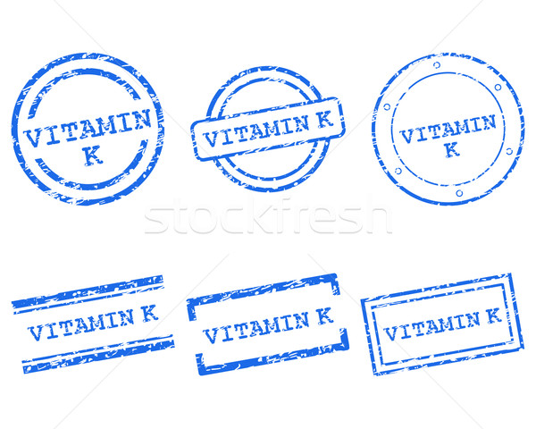 Foto stock: Vitamina · selos · carta · carimbo · gráfico · venda