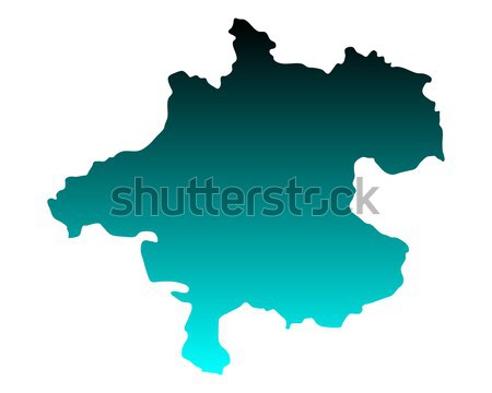 Map of Upper Austria Stock photo © rbiedermann