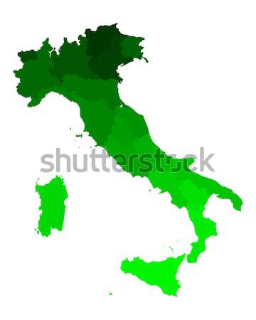 Map of Italy Stock photo © rbiedermann