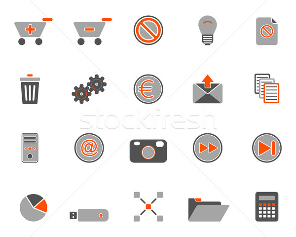 Web icons Stock photo © rbiedermann