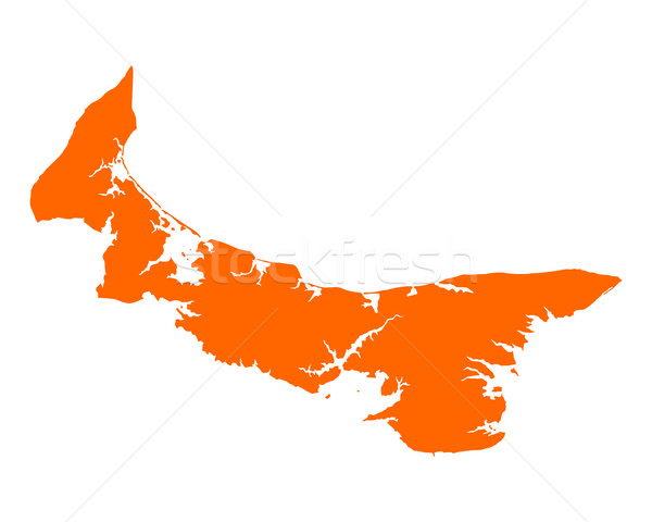 Map of Prince Edward Island Stock photo © rbiedermann