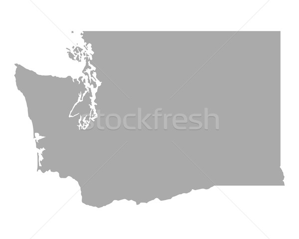 Map of Washington Stock photo © rbiedermann