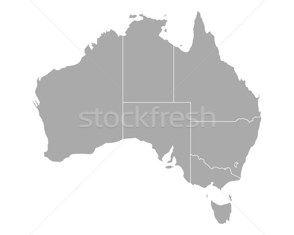 Map of Australia Stock photo © rbiedermann