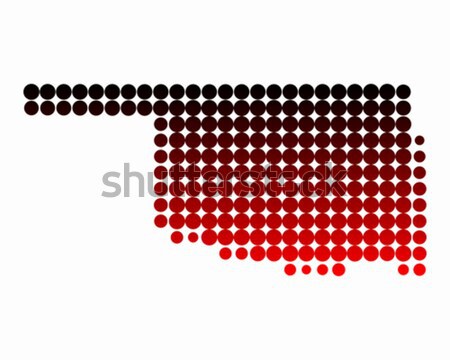 地図 テネシー州 パターン ピンク アメリカ サークル ストックフォト © rbiedermann