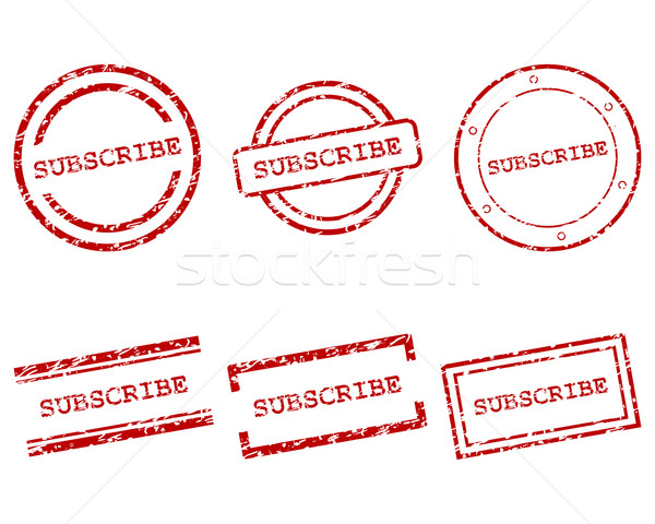 Subscribe stamps Stock photo © rbiedermann