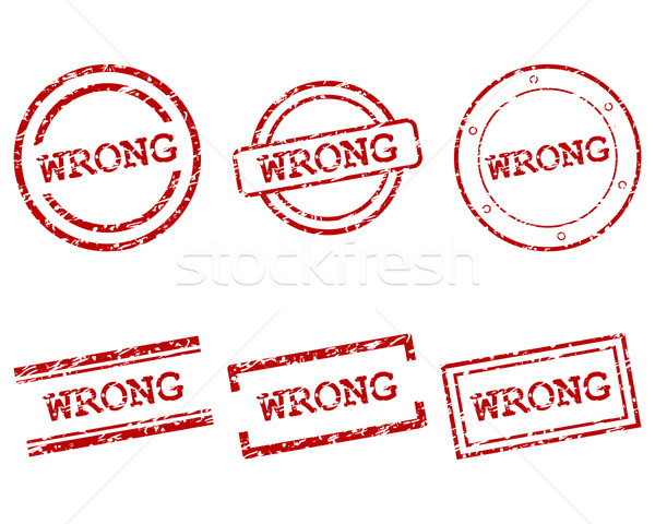 Wrong stamps Stock photo © rbiedermann