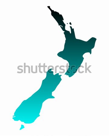 карта Новая Зеландия фон розовый линия вектора Сток-фото © rbiedermann