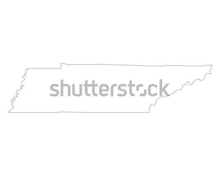 Pokaż Tennessee USA wektora odizolowany ilustracja Zdjęcia stock © rbiedermann