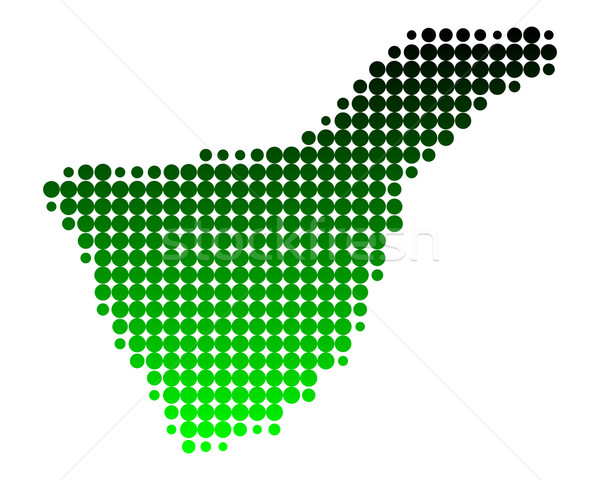 Foto d'archivio: Mappa · tenerife · mondo · viaggio · isola · pattern