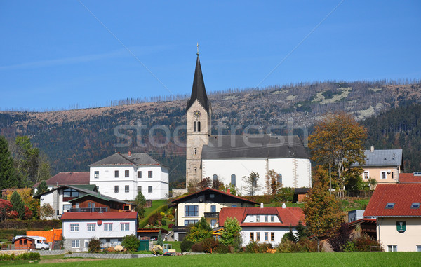 Schwarzenberg am Boehmerwald, Austria Stock photo © rbiedermann