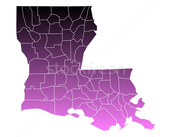 Mapa rosa eua vetor isolado ilustração Foto stock © rbiedermann