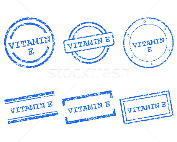Vitamin E stamps Stock photo © rbiedermann