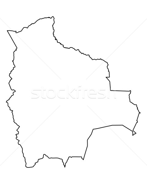 地図 ボリビア 背景 孤立した 実例 ストックフォト © rbiedermann