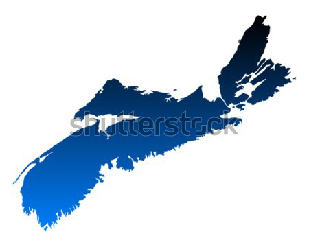 Map of Nova Scotia Stock photo © rbiedermann