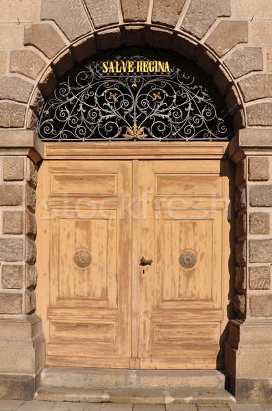 Portal Kirche Reise Architektur Europa Religion Stock foto © rbiedermann