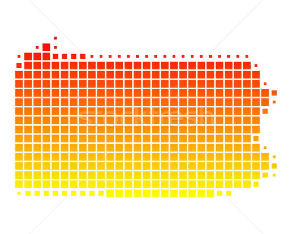 Map of Pennsylvania Stock photo © rbiedermann