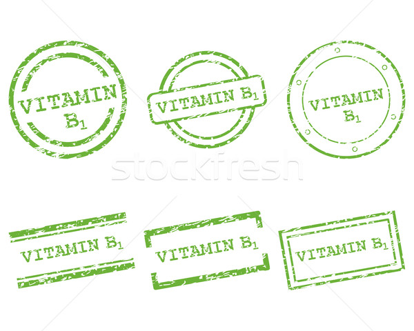 Vitamin B1 stamps Stock photo © rbiedermann
