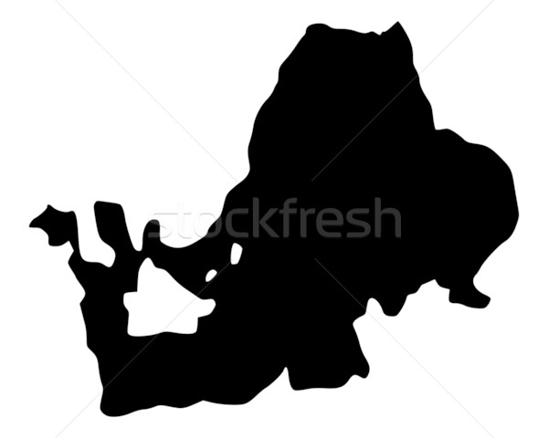 Map of Lake Chiemsee Stock photo © rbiedermann