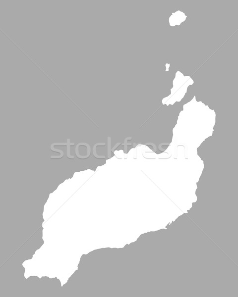 Map of Lanzarote Stock photo © rbiedermann
