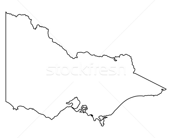Map of Victoria Stock photo © rbiedermann