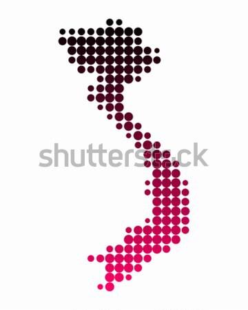 Map of Corfu Stock photo © rbiedermann