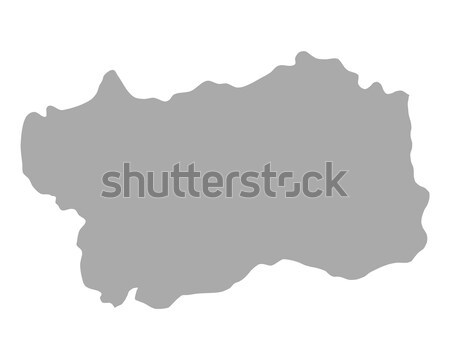 Térkép Bulgária utazás vektor izolált szürke Stock fotó © rbiedermann