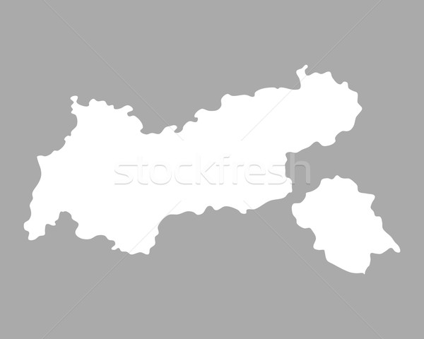 Map of Tyrol Stock photo © rbiedermann