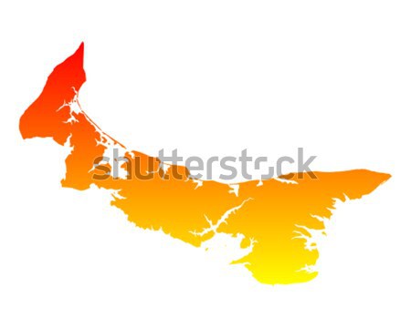Map of Nova Scotia Stock photo © rbiedermann