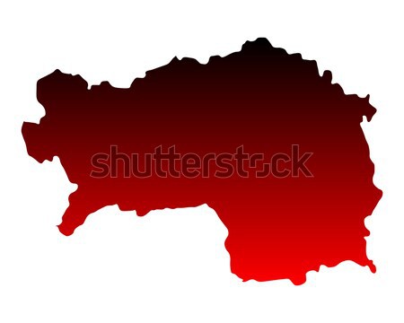 Map of Styria Stock photo © rbiedermann