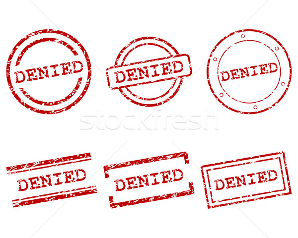 Denied stamps Stock photo © rbiedermann