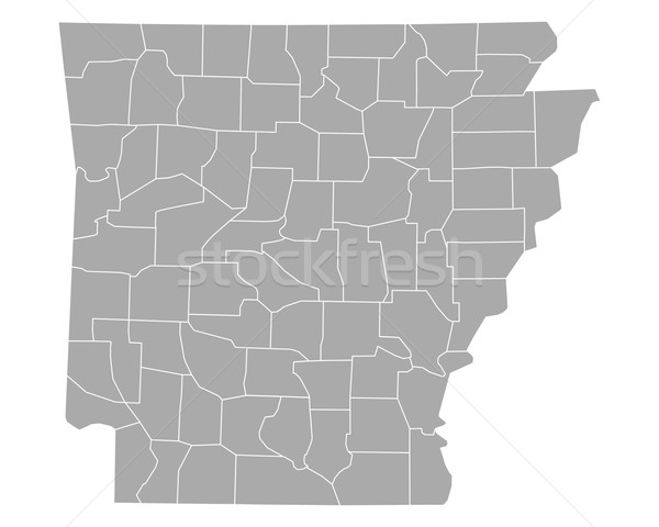 Karte Arkansas Hintergrund line Vektor Illustration Stock foto © rbiedermann